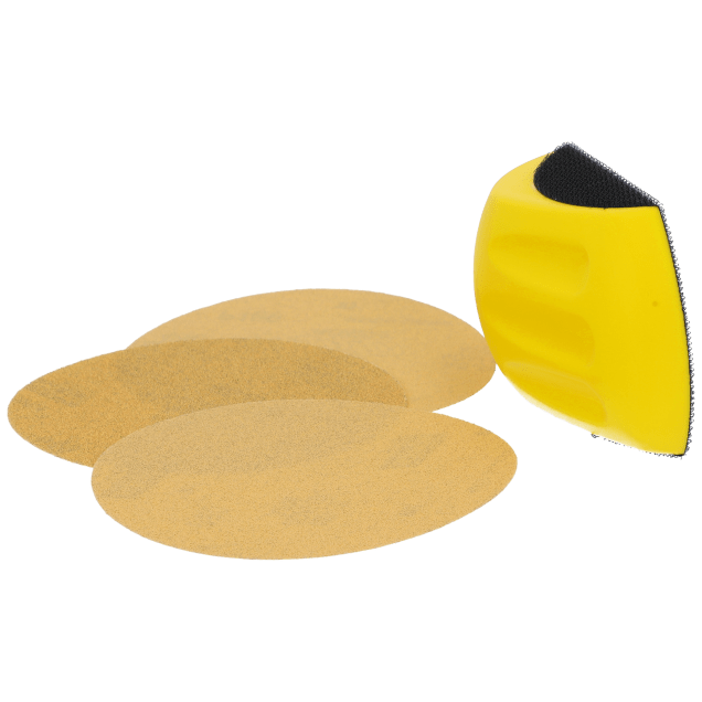 Norton Hook & Sand - Kit - Ergonomic Pad and Assorted Grits