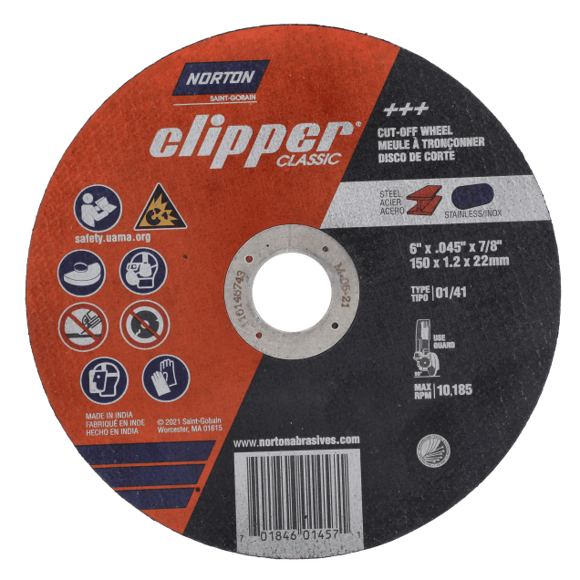 Norton Clipper Classic Right Angle Cut-off Wheel - Type 01