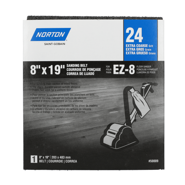 Norton Durite Silicon Carbide Cloth Floor Sanding Belt - 24 Grit