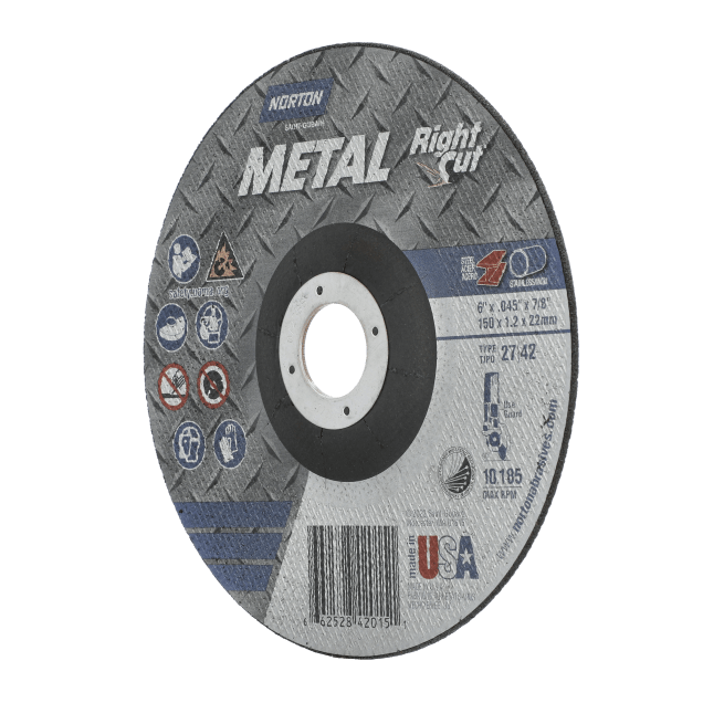 Norton Metal RightCut Depressed Center Wheel - Type 27/42