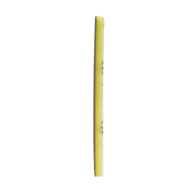 Norton Hook & Loop Abrasive Sponge - Fine - 100 Grit - 3" x 4" x 5mm - Yellow