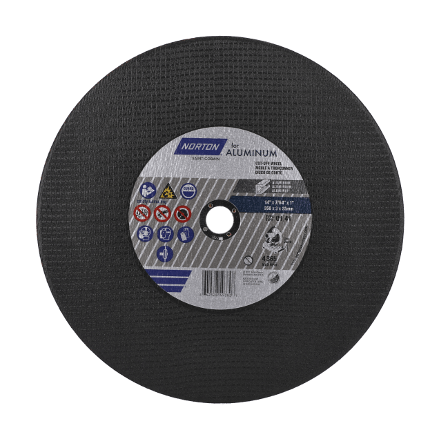 Norton ALUMINUM A36P Aluminum Oxide Chop Saw Cut-off Wheel Type 41