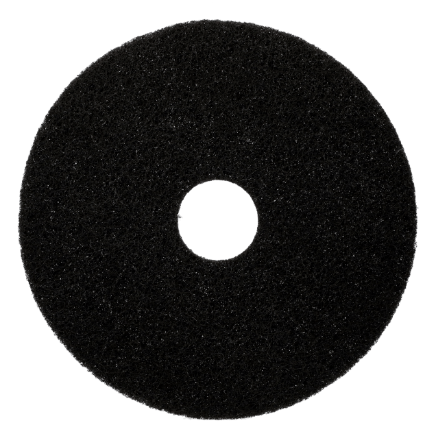 Norton Non-Woven Floor Stripping Pad - Black Super Strip Pad