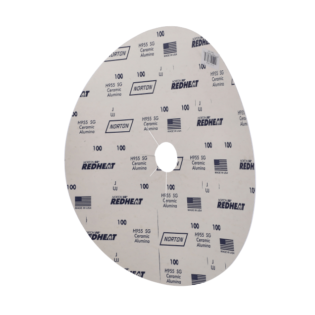 Norton Red Heat H955 Ceramic Alumina Paper Floor Sanding Disc