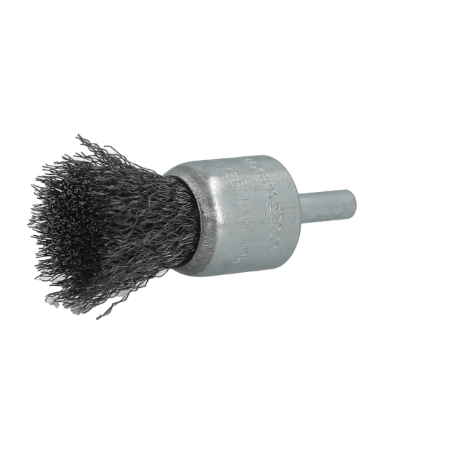 Norton By Norton Crimped Wire End Brush - 1" - Carbon Steel