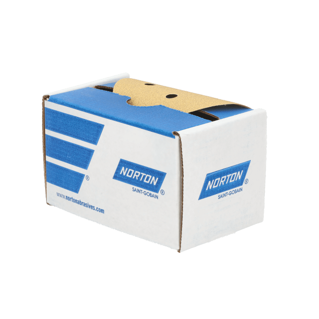 Norton MultiSand Stick & Sand PSA Paper Linked Discs - 5" x 5 Hole - P80 - Packaged