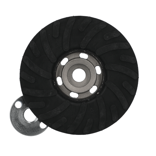 Norton Air-Cooled Rubber Back-Up Pad -5" -  Medium