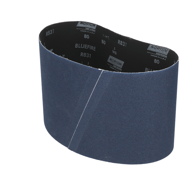 Norton BlueFire R831 Zirconia Alumina Cloth Floor Sanding Belts - 7-7/8" x 33"