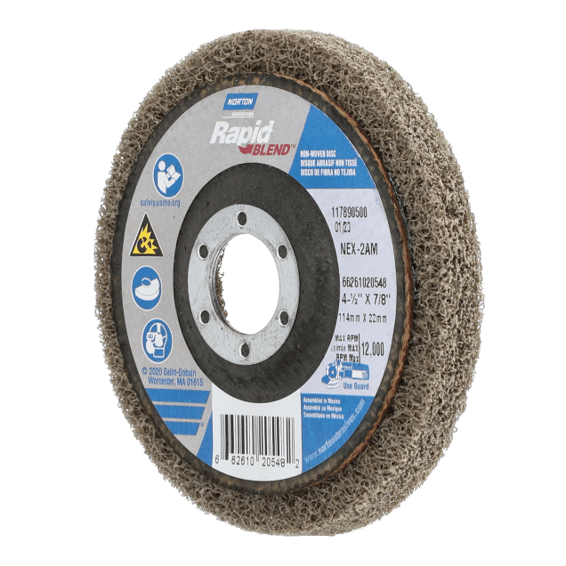 Norton Rapid Blend Non-Woven Depressed Center Discs - NEX-2AM