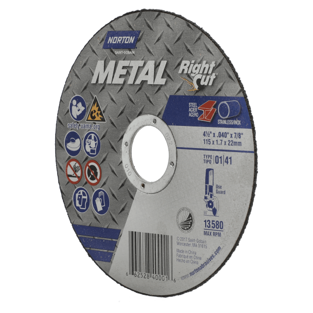 Norton Metal RightCut Small Diameter Cut-off Wheel - Type 01/41