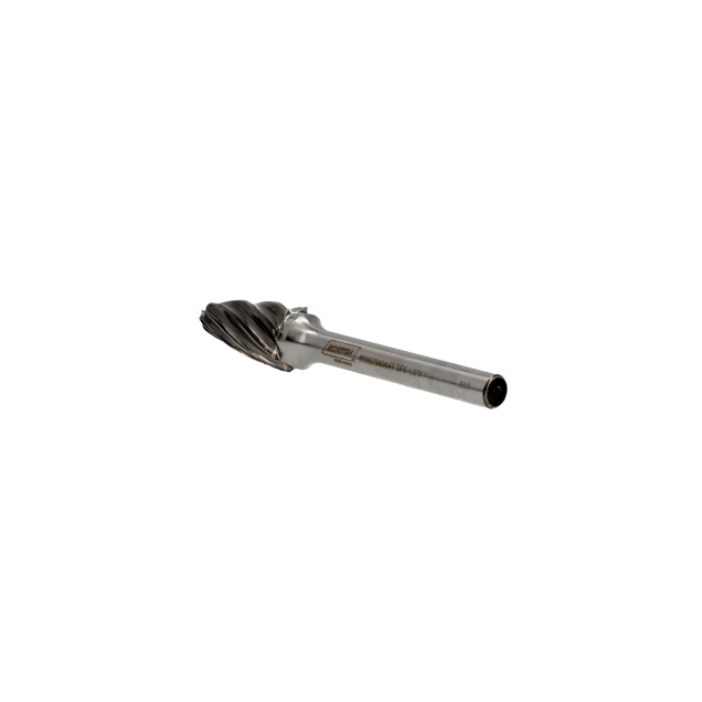 Norton Carbide Burr - Single-Cut Style - SF - Ball-Nosed Tree - For Aluminum and Non-Ferrous Materials