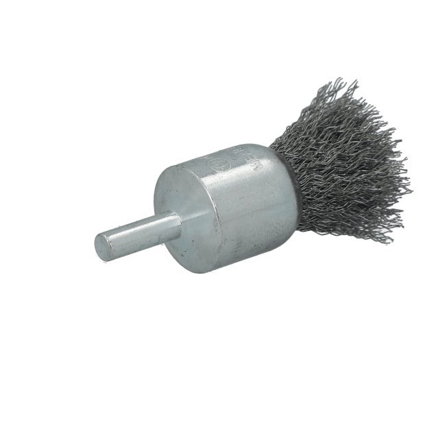 Norton By Norton Crimped Wire End Brush - 1" - Carbon Steel