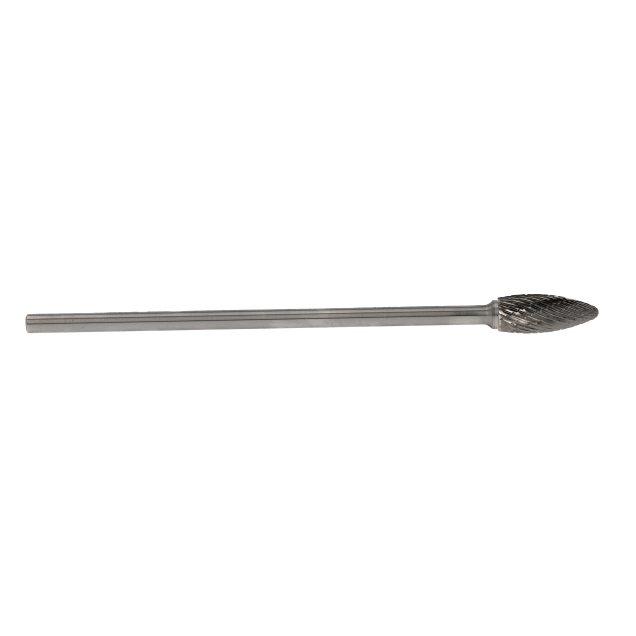Norton Carbide Burr - Double-Cut Style - SH - Flame Shape