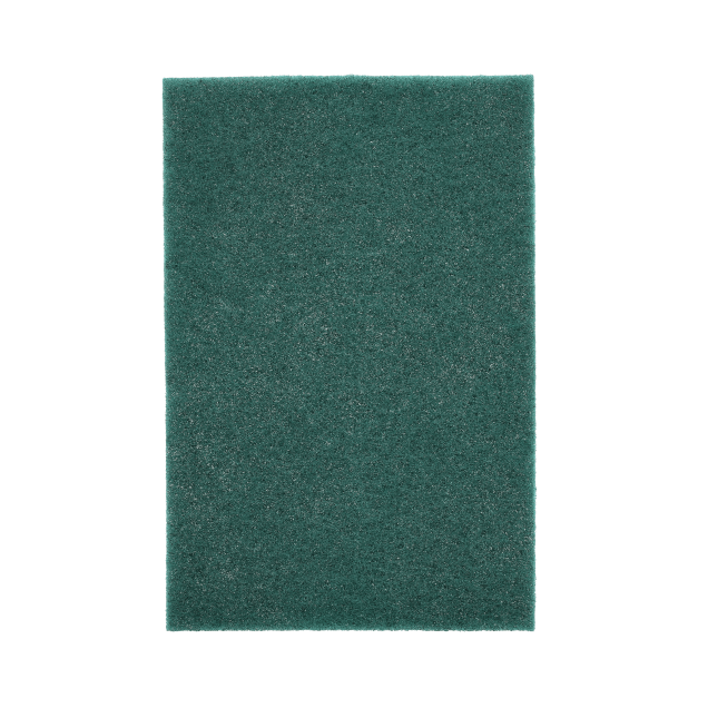 Norton Bear-tex Non-Woven Hand Pad - 6 x 9 - Green Scouring Pad - Very-Fine Aluminum Oxide Hand Pads