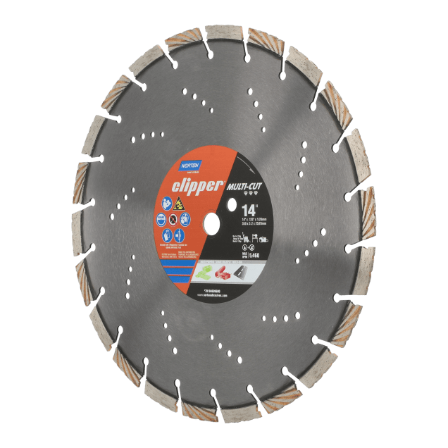 Norton Clipper Multi-Cut Segmented Rim General Purpose Building