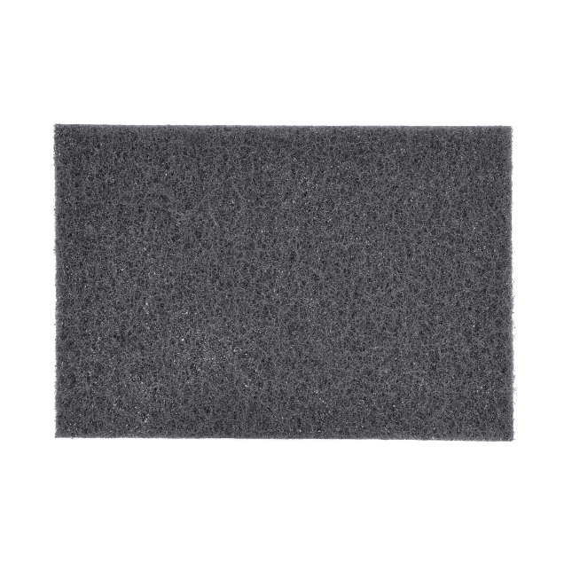 Norton Bear-tex Non-Woven Hand Pad - 6 x 9 - Gray Blending Pad - Medium Silicon Carbide
