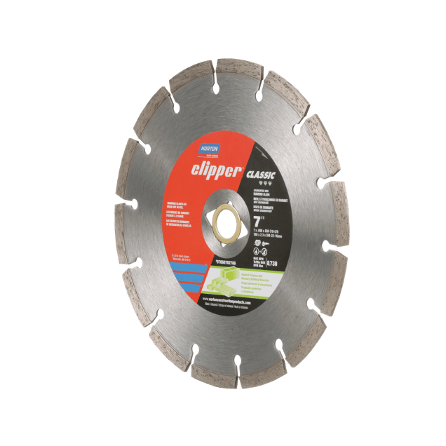 Norton Clipper Classic Diamond Blade Segmented RIM for General Purpose Masonry Building Materials