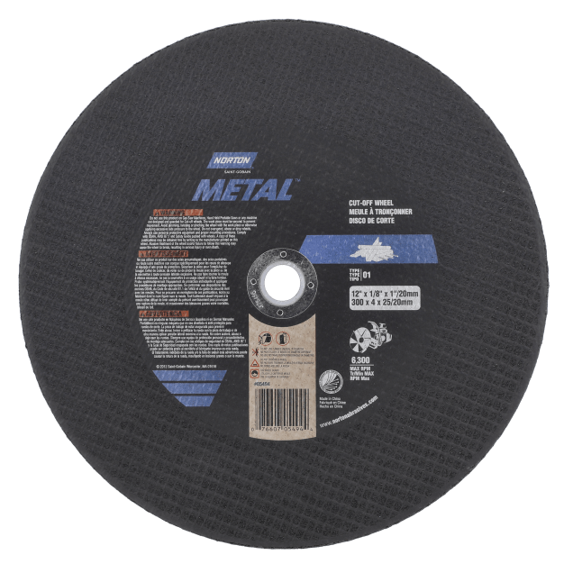 Norton Metal High-Speed Cut-Off Wheel - Type 01/41