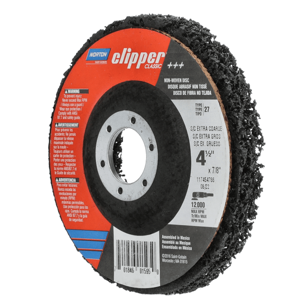 Norton Clipper Classic Rapid Strip Disc - Type 27 Extra Coarse Non-Woven