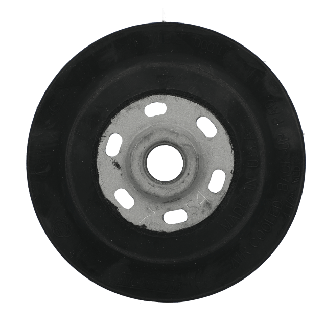 Norton Air-Cooled Rubber Back-Up Pads For Fiber or Rapid Prep Standard Discs