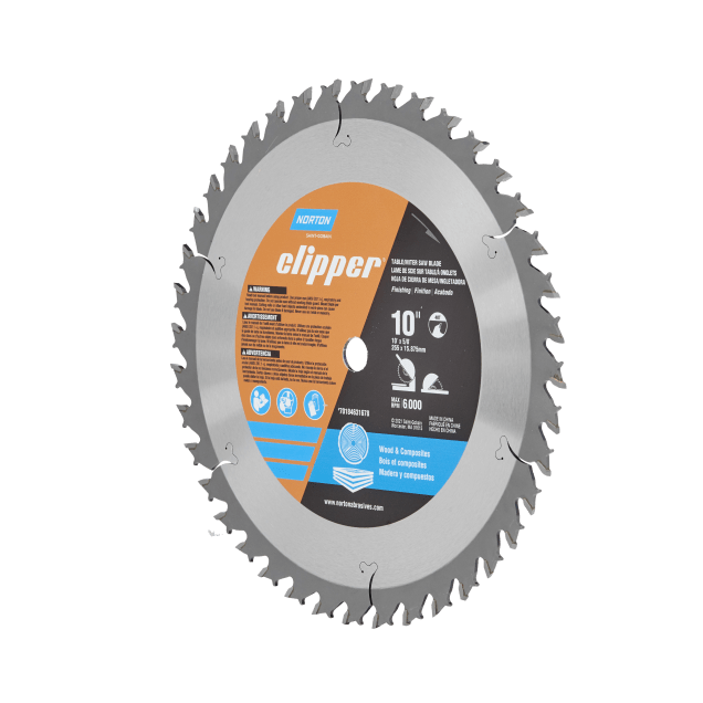 Norton Clipper Wood & Composite Blade for Table and Miter Saws