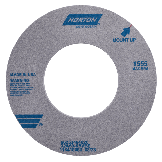Norton Aluminum Oxide Cylindrical Wheel - Type 01 Straight