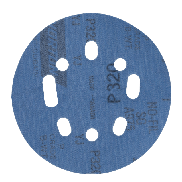 Norton ProSand Paper Discs - 5" Hook & Sand Universal Vacuum Hole - Bulk