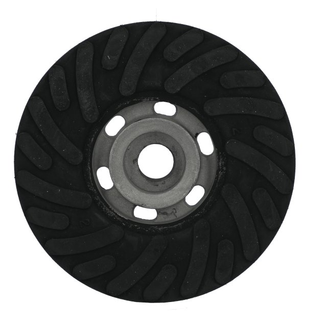Norton Air-Cooled Rubber Back-Up Pads For Fiber or Rapid Prep Standard Discs