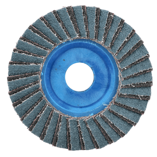 Norton Gemini R766 Aluminum Oxide Flap Disc - Type 27 Quick-Trim Plastic Back