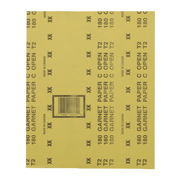 Norton Garnet Paper Sheet