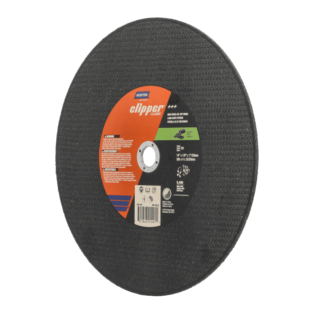 Norton Clipper Classic High-Speed Saw Wheel - Type 01 - Cut-off - 14  X 1-8 X 1