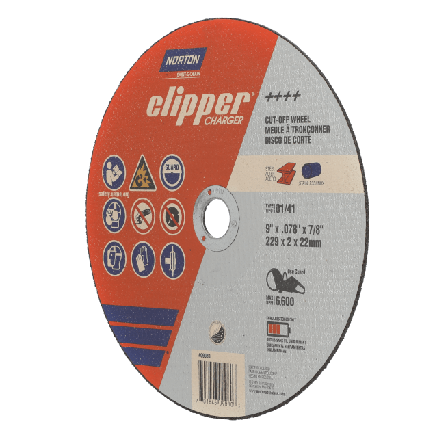 Norton Clipper Charger Cut-off Wheel for Battery-Operated Cordless Tools