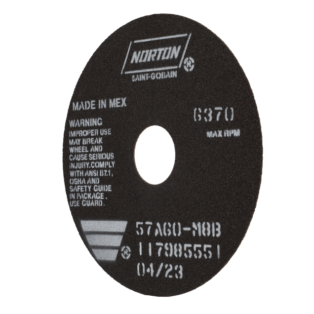 Norton Toolroom Non-Reinforced Cut-off Wheel - Type 01 -  6 X 116 X 1-14