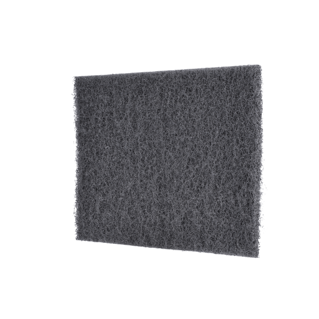 Norton Bear-tex Non-Woven Hand Pad - 6 x 9 - Gray Blending Pad - Medium Silicon Carbide