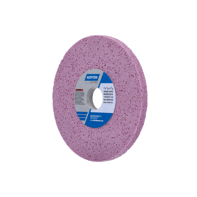 Norton 25A Aluminum Oxide NORPOR Toolroom Wheel - Type 01