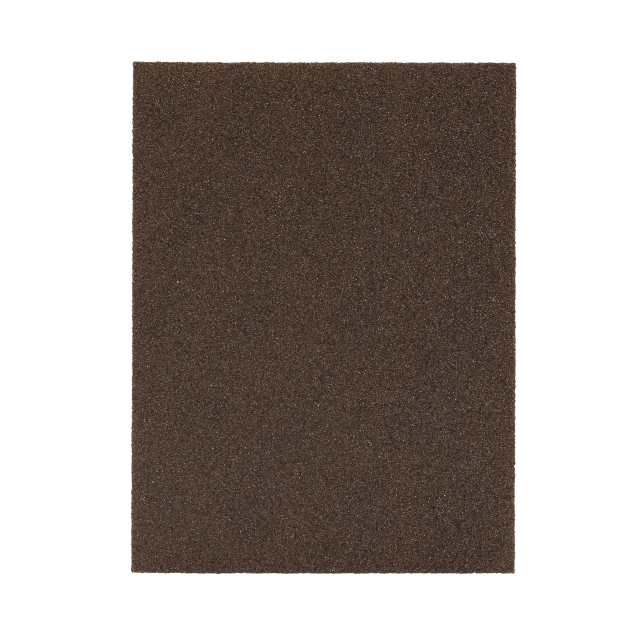 Norton Hook & Loop Abrasive Sponge - Fine - 100 Grit - 3" x 4" x 5mm - Yellow