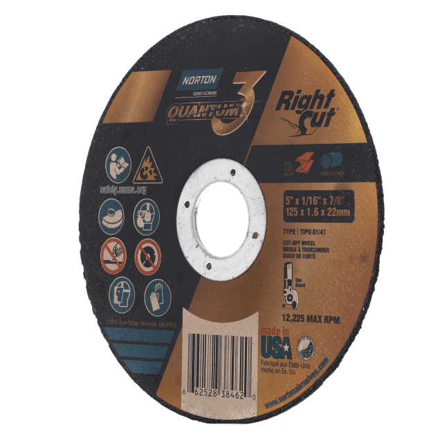 Norton Quantum3 Small Diameter Cut-off Wheel - Type 01/41