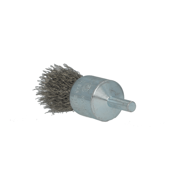 Norton ByNorton Crimped Wire End Brush - 1" - Stainless Steel