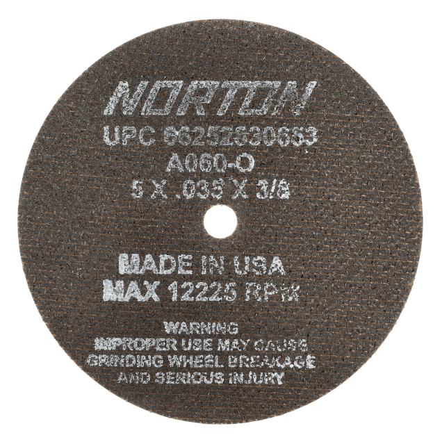 Norton  Aluminum Oxide Small Diameter Reinforced Cut-off Wheel