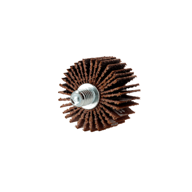 Merit High Performance Ceramic Alumina / Aluminum Oxide Mini Flap Wheel with 1/4”-20 Thread