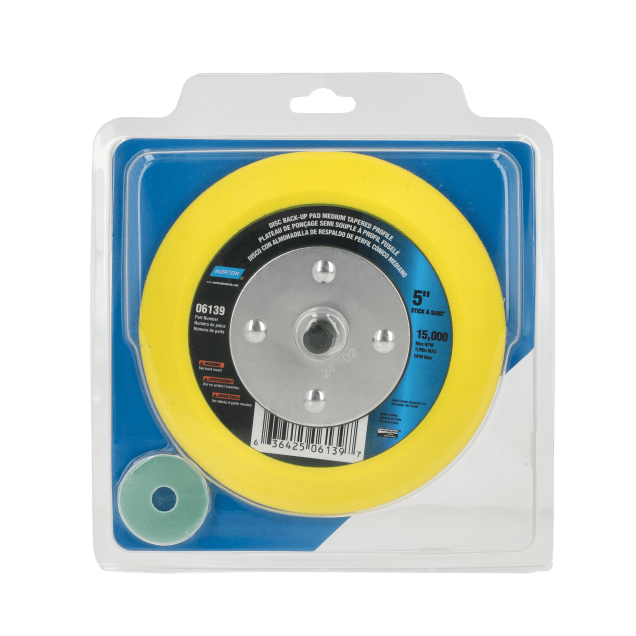 Medium Tapered Back-Up Pads for Dual Action/Random Orbital Sanders for Paper Discs