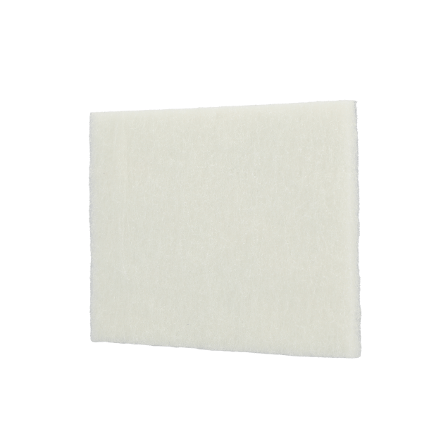 Norton Bear-tex Non-Woven Hand Pad - 6 x 9 - White Non-Abrasive Cleaning Pad
