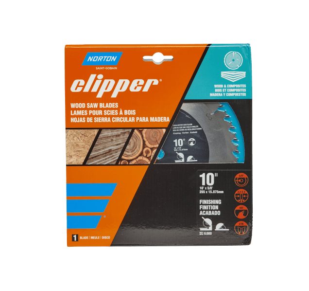 Norton Clipper Wood & Composite Blade for Table and Miter Saws