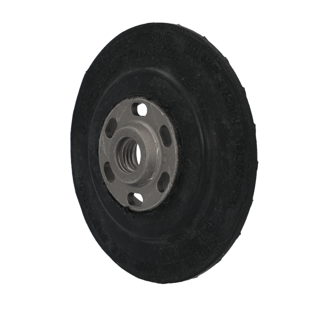 Norton Merit Spiral Cool Pad - Air-Cooled Rubber Back-Up Pad For Fiber Discs - 5" x 5/8-11"