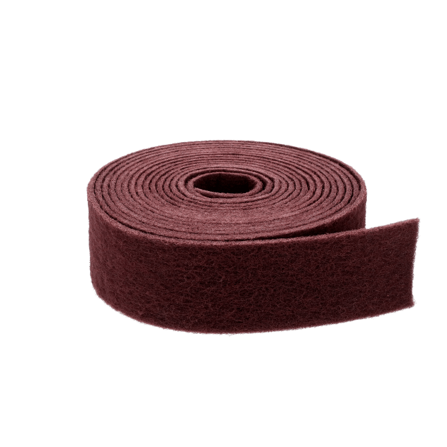 Merit Non-Woven Rolls - Maroon 747 General Purpose Plus Aluminum Oxide Roll - Very Fine