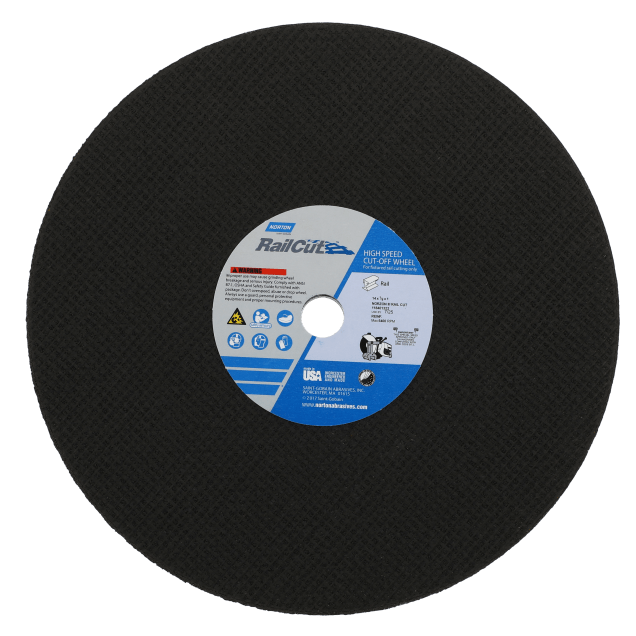 Norton RailCut NorZon III Reinforced Rail Cut-Off Wheel