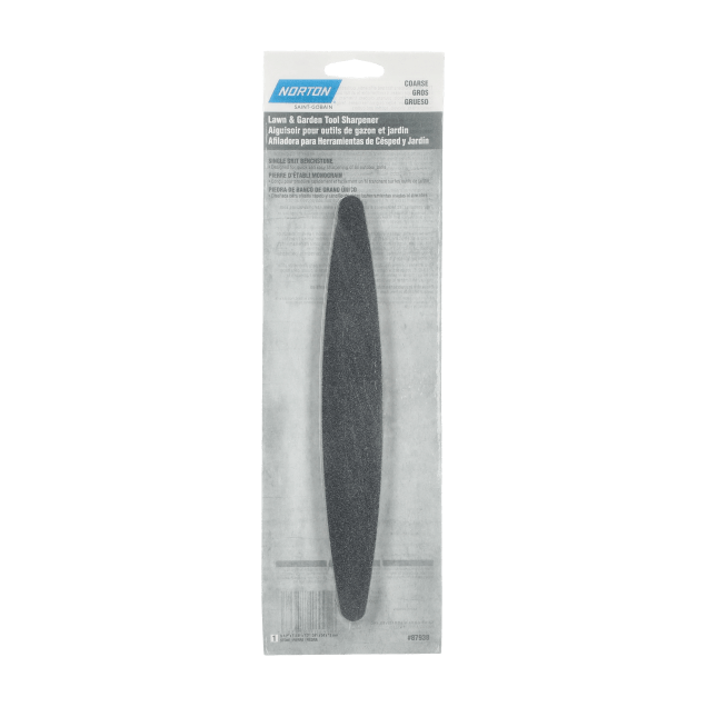 Norton Lawn & Garden Tool Sharpener - Coarse Grit Benchstone - 9 1/2" x 1 3/8" x 1/2"