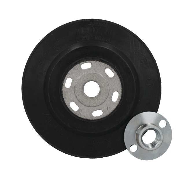 Norton Air-Cooled Rubber Back-Up Pad -5" -  Medium