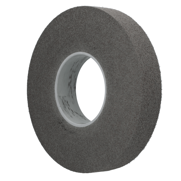 12 x 2 x 5 In. Bear-Tex Series 4000 Non-Woven Convolute Wheel 9 Density Silicon Carbide Fine Grit