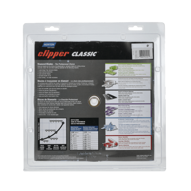 Norton Clipper Classic Tile Saw Diamond Blade - 10 X .080 - Segmented Rim